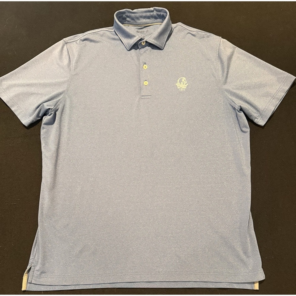 Robert Bryan Blue Johnnie-O Embroidered Knight Horse 1893 Golf Club Mens Large
